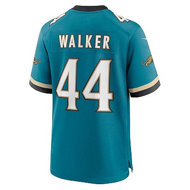 Men's Nike Travon Walker Teal Jacksonville Jaguars Prowler Throwback Player Game Jersey