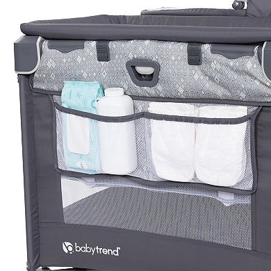 Baby Trend Nursery Den Playard with Snooze Pod & Flip Over Changer