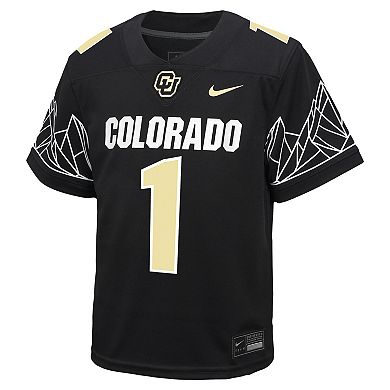Youth Nike Black Colorado Buffaloes Untouchable Replica Jersey