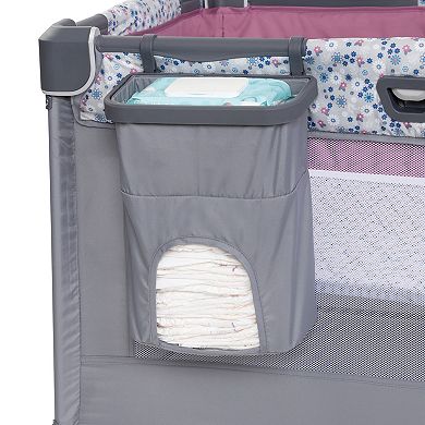 Baby Trend Nursery Den Playard with Rocking Cradle