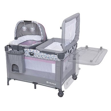 Baby Trend Nursery Den Playard with Rocking Cradle