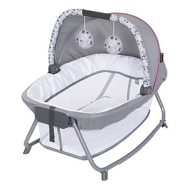 Baby Trend Nursery Den Playard with Rocking Cradle