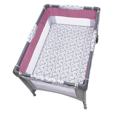 Baby Trend Nursery Den Playard with Rocking Cradle