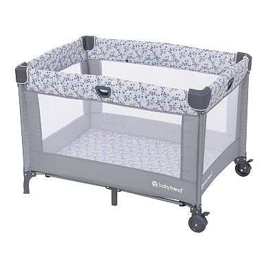 Baby Trend Nursery Den Playard with Rocking Cradle
