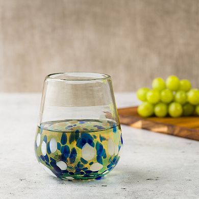 10 Strawberry Street 6-Piece Bahia Stemless Wine Glass Set