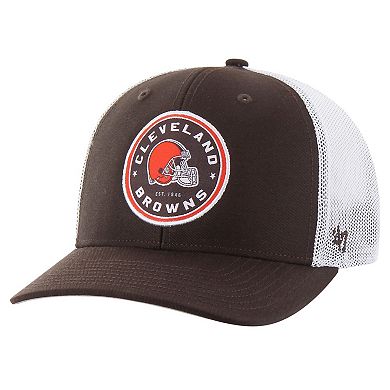 Men's '47 Brown Cleveland Browns Disclose Trophy Stretch Fit Hat