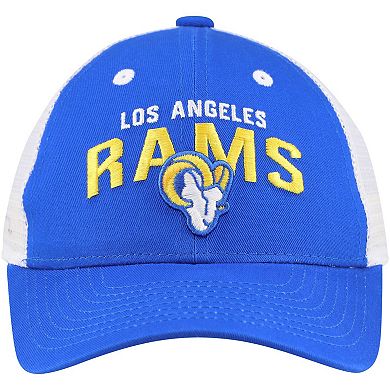 Preschool Royal Los Angeles Rams Core Lockup Trucker Adjustable hat