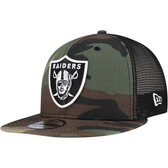 Men's New Era Camo Las Vegas Raiders Main Trucker 9FIFTY Snapback Hat