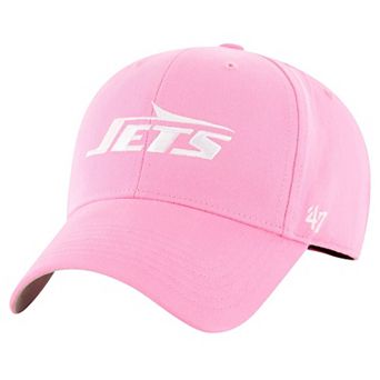 Girls Youth '47 Pink New York Jets Rose MVP Adjustable Hat
