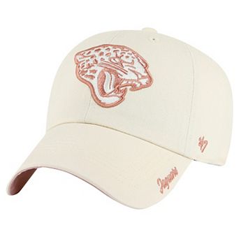 Women's '47 Natural Jacksonville Jaguars Ballpark Cheer Clean Up Adjustable Hat