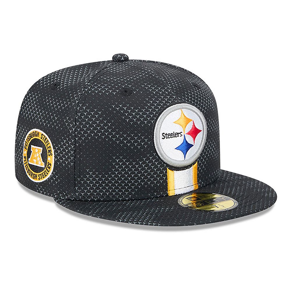Men's New Era Black Pittsburgh Steelers 2024 Sideline 59FIFTY