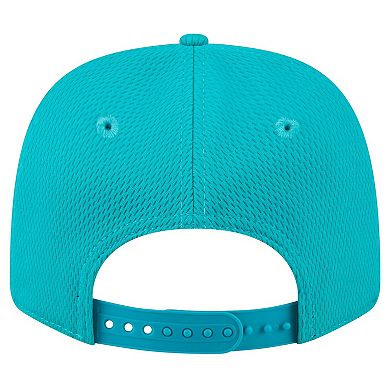 Men's New Era Aqua Miami Dolphins Adventure Patched 9SEVENTY Stretch-Snap Adjustable Hat