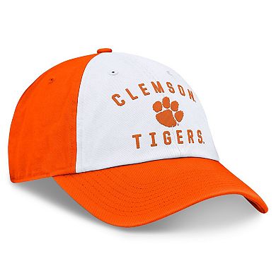 Men's Top of the World White/Orange Clemson Tigers Heritage Weston Adjustable Hat