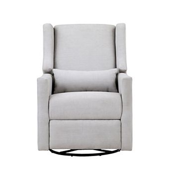 Pronto Swivel Glider Recliner With Pillow