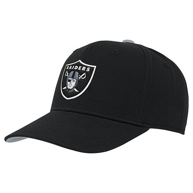 Youth Black Las Vegas Raiders Team Pre Curved Adjustable Hat