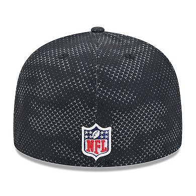 Men's New Era Black Baltimore Ravens 2024 Sideline 59FIFTY Fitted Hat