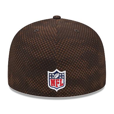 Men's New Era Brown Cleveland Browns 2024 Sideline 59FIFTY Fitted Hat