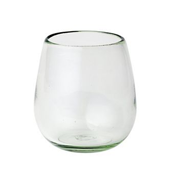 10 Strawberry Street 6 pc Clear Stemless Wine Glass Set