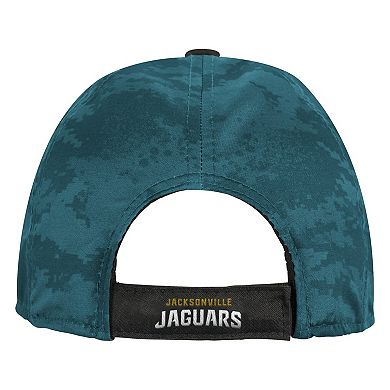 Youth Black/Teal Jacksonville Jaguars Combine Two-Tone Adjustable Hat