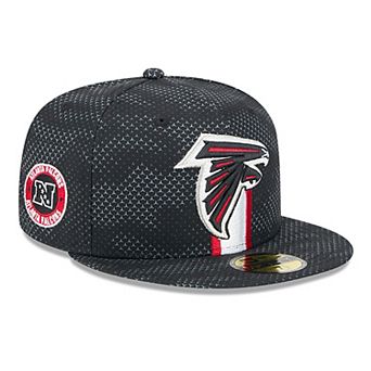 Men's New Era Black Atlanta Falcons 2024 Sideline 59FIFTY Fitted Hat