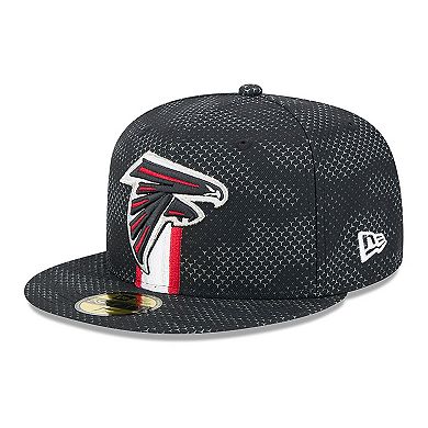 Men's New Era Black Atlanta Falcons 2024 Sideline 59FIFTY Fitted Hat