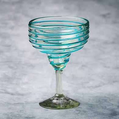 10 Strawberry Street 6-Piece Meridia Margarita Glass Set