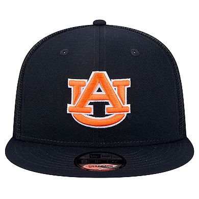 Men's New Era Navy Auburn Tigers 9FIFTY Trucker Snapback Hat