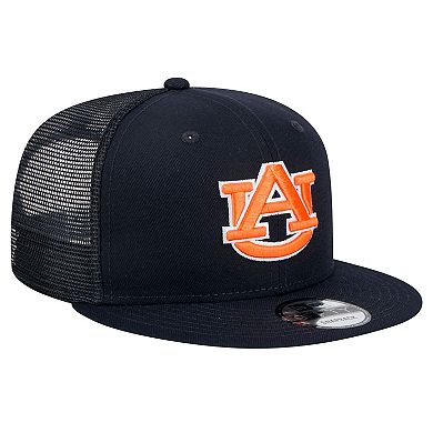 Men's New Era Navy Auburn Tigers 9FIFTY Trucker Snapback Hat