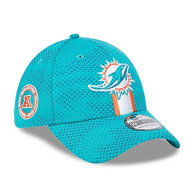 Men's New Era Aqua Miami Dolphins 2024 Sideline 39THIRTY Flex Hat