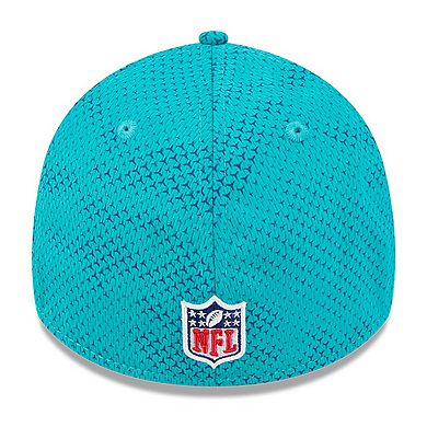 Men's New Era Aqua Miami Dolphins 2024 Sideline 39THIRTY Flex Hat