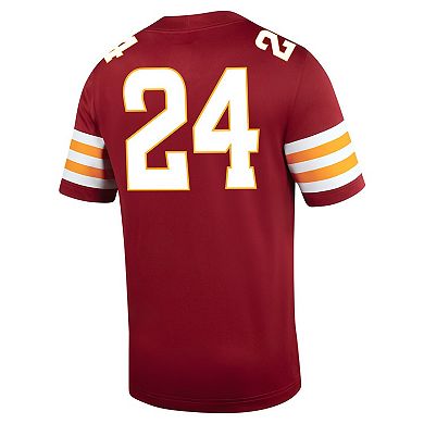 Men's Nike #24 Cardinal Iowa State Cyclones Untouchable Football Jersey