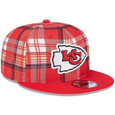 Men's New Era Red Kansas City Chiefs 2024 Sideline Statement 9FIFTY Snapback Hat