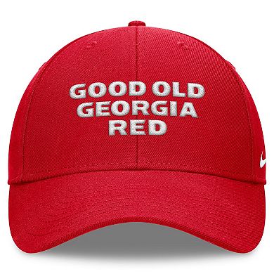 Men's Nike Red Georgia Bulldogs Local Rise Adjustable Hat