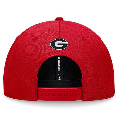 Men's Nike Red Georgia Bulldogs Local Rise Adjustable Hat