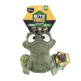 Bite Force Durable Plush Frog Dog Toy