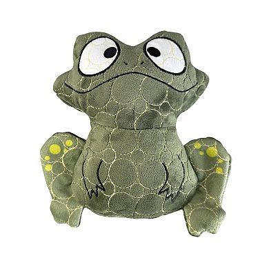 Bite Force Durable Plush Frog Dog Toy