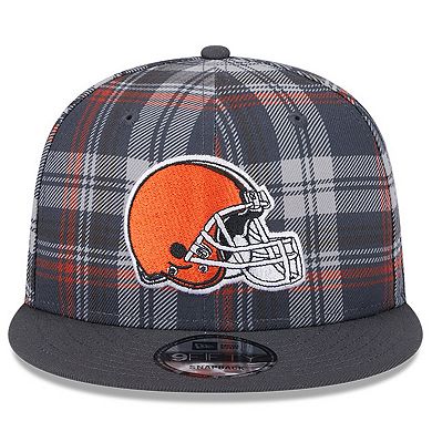 Men's New Era Gray Cleveland Browns 2024 Sideline Statement 9FIFTY Snapback Hat