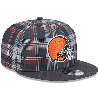 Men's New Era Gray Cleveland Browns 2024 Sideline Statement 9FIFTY Snapback Hat