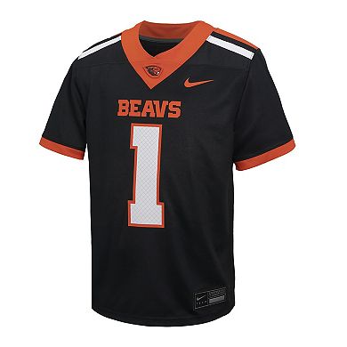 Youth Nike #1 Black Oregon State Beavers Untouchable Football Jersey