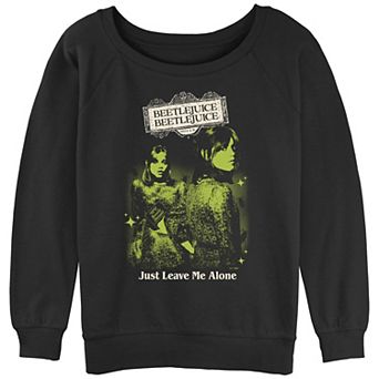 Juniors' Beetlejuice 2 Astrid Just Leave Me Alone Graphic Pullover