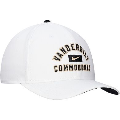 Men's Nike White Vanderbilt Commodores Rise Flex Hat