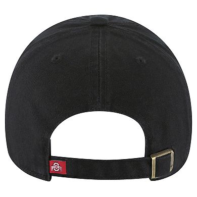 Youth '47 Black Ohio State Buckeyes Clean Up Adjustable Hat