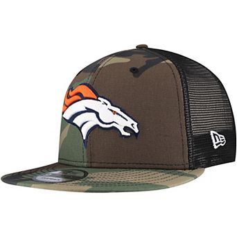 Men's New Era Camo Denver Broncos Main Trucker 9FIFTY Snapback Hat