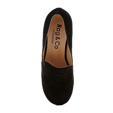 Rag & Co Astra Women's Suede Loafers