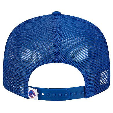 Men's New Era Royal Boise State Broncos 9FIFTY Trucker Snapback Hat
