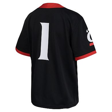 Youth Nike #1 Black Cincinnati Bearcats Untouchable Football Jersey