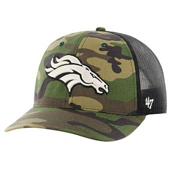 Men's '47 Camo Denver Broncos Trucker Adjustable Hat