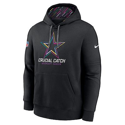 Men s Nike Black Dallas Cowboys 2024 NFL Crucial Catch Club Pullover Hoodie