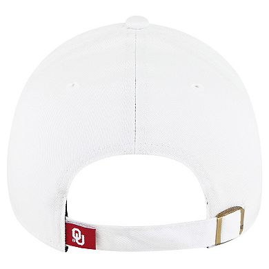 Women's '47 White Oklahoma Sooners Pensacola Clean Up Adjustable Hat