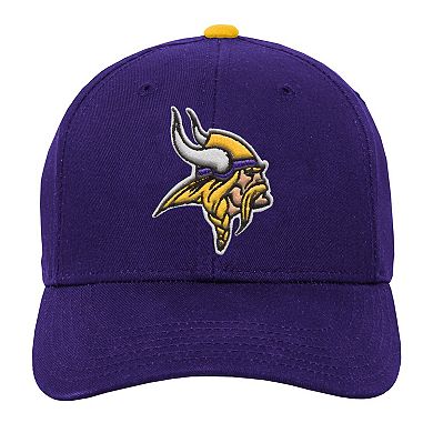 Youth Purple Minnesota Vikings Team Pre-Curved Adjustable Hat